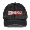 On Purpose Distressed Cap