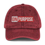 On Purpose Distressed Cap